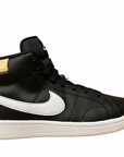 Nike scarpa sneakers da uomo Court Royale 2 Mid CQ9179 001 nero-bianco