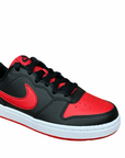 Nike scarpa sneakers da ragazzi Court Borough Low  BQ5448 007 nero rosso