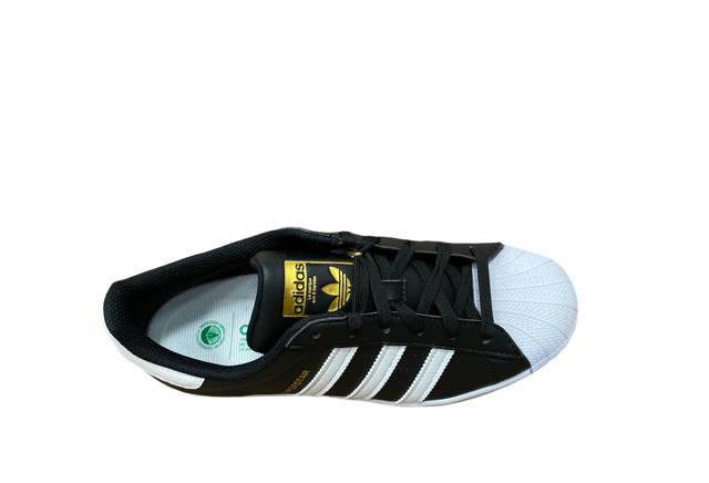 Adidas Originals scarpa sneakers da uomo Superstar Vegan FW2296 nero b Sportiamo