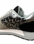SUN68 scarpa sneakers da donna Kate Paillettes Z31221 4711 grigio scuro nero
