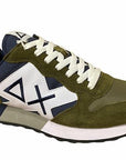 Sun68 scarpa sneakers da uomo Jaki Bicolor Z31111 19 militare