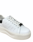 Cult Perry 3162 Low Leather glitter white zebra