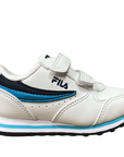 Fila scarpa sneakers da bambino con velcro Orbit Infants 1011080.92E bianco