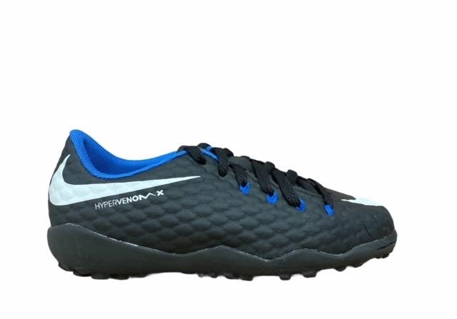 Nike scarpa da calcetto da ragazzo Hypervenomx Phelon III 852598 002 black white
