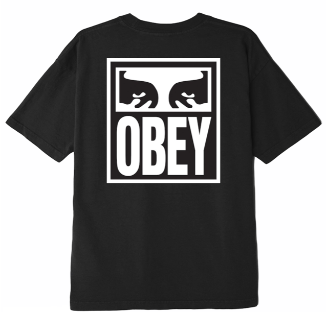 Obey maglietta manica corta da uomo Eyes Icon 2 165262142 nero