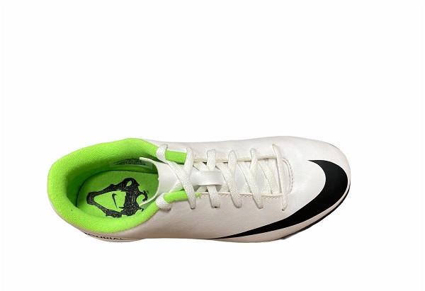 Nike scarpa da calcetto da ragazzo JR Mercurial Vortex Tf 573875 103 white black