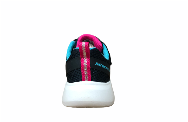 Skechers scarpa da ginnastica da bambina con laccio elastico e velcro Jammin Jogger 302470L/NVY blu