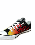 Converse scarpa sneakers da adulto Ctas OX 166259C fiamme arancio-rosso-nero