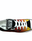 Converse scarpa sneakers da adulto Ctas OX 166259C fiamme arancio-rosso-nero