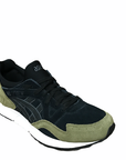 Asics scarpa sneakers da uomo Gel Lyte V HL7B3 9090 nero-verde