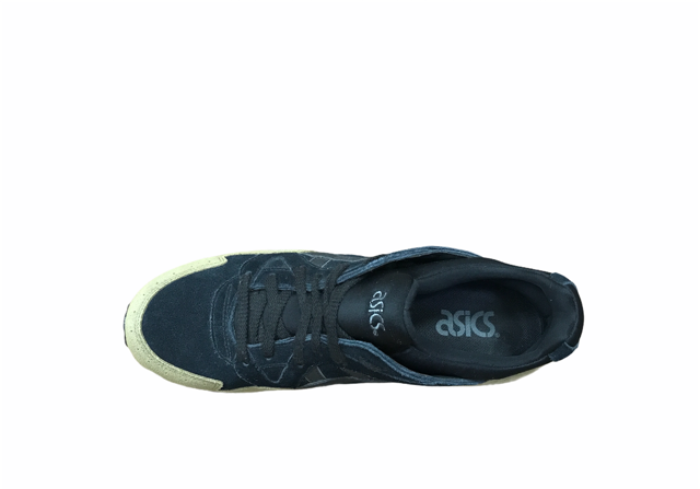 Asics scarpa sneakers da uomo Gel Lyte V HL7B3 9090 nero verde