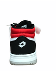 Lotto scarpa sneakers da ragazzo Tracer Mid CL SL T6743 bianco nero