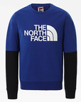 The North Face Boys Drew Peak Light Crew NF0A492XVA61 bolt blue