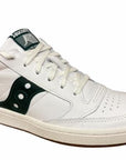 Saucony Originals scarpa sneakers in pelle Jazz Court S70555-8 bianco-verde