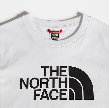 The North Face Boys S/S Easy Tee NF00A3P7LA91 white
