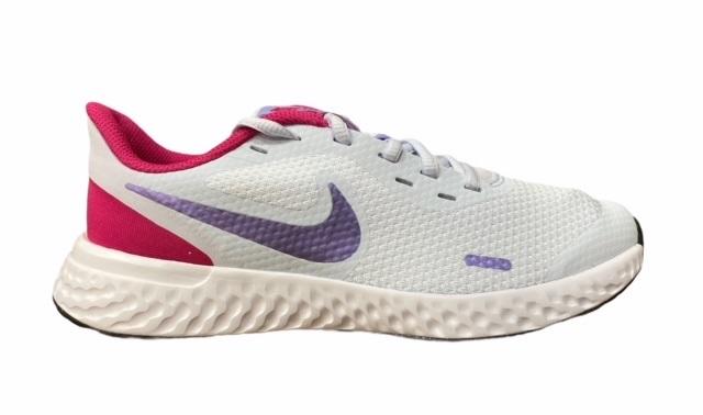 Nike scarpa da corsa da ragazza Revolution 5 GS BQ5671-018 grigio-viola