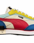 Puma scarpa sneakers da uomo Future Rider Icons 380723 01 caramello giallo celeste