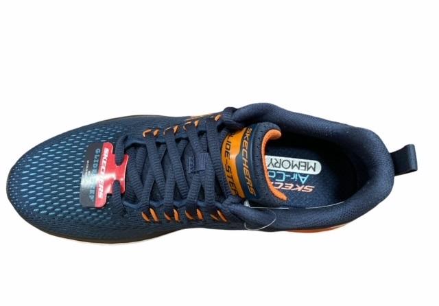 Skechers Glide Step Sport Wave Heat  232270/NVOR blu-arancione