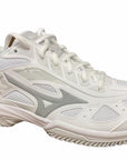 Mizuno scarpa da tennis da donna Break Shot 3 CC 61GC212603 bianco-grigio