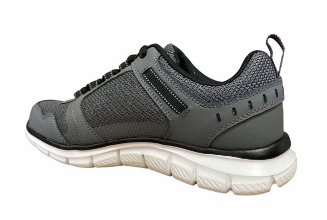Skechers scarpa da ginnastica da uomo Track Knockhill 232001/CCBK carbone nero
