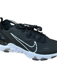 Nike scarpa sneakers da uomo React Vision CD4373 006 nero-bianco