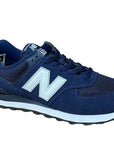 New Balance scarpa sneakers da uomo ML574EN2 blu-bianco
