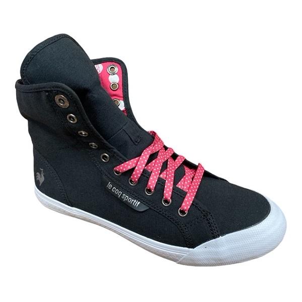 Le Coq Sportif scarpa sneakers da donna Deuville Plus 1311261 nero fucsia