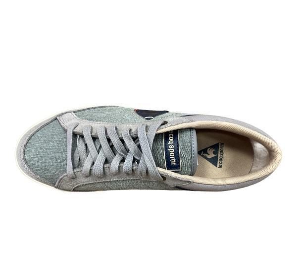 Le Coq Sportif scarpa sneakers da uomo in tela e pelle Feretcraft 2  1710019 blu grigio