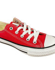 Converse scarpa sneakers da ragazzi Chuck Taylor All Star Classica bassa 3J236C rosso
