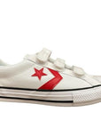 Converse scarpe sneakers da bambino Star Player Ox 670227C bianco rosso blu