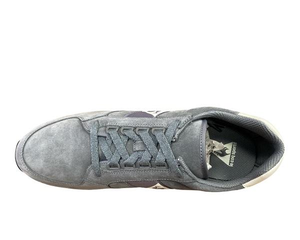 Le Coq Sportif scarpa sneakers da uomo in camoscio Eclat Suede 1320977 grigio