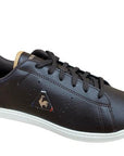 Le Coq Sportif scarpa sneakers da bambino in pelle Courtone Craft 1720115 marrone