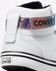 Converse Pro Blazer HI Iridescent Glitter 671533C bianco/nero/bianco