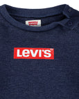 Levi's Kids Felpa Crew Jogger 6ED649 B5S peacoat heather