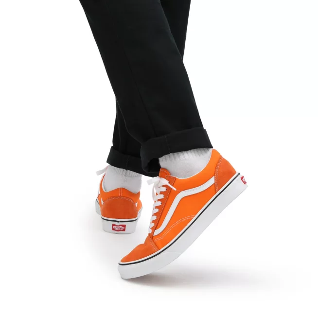 Vans sneakers unisex Old Skool VN0A5KRFAVM1 arancione bianco