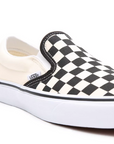 Vans scarpa sneakers da bambini Atwood Slip-On VN0A2XSPHRK quadri bianco nero