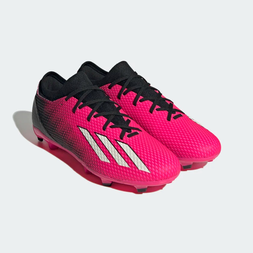 Adidas scarpa da calcio unisex X Speedportal.3 FG GZ5076 team shock pink 2-zero metalic-core black