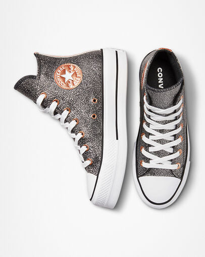 Converse con zeppa glitter hotsell