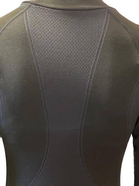 AST Maglia intima termica da donna multisport R18L 5KT T15H 2V nero particolare spalle