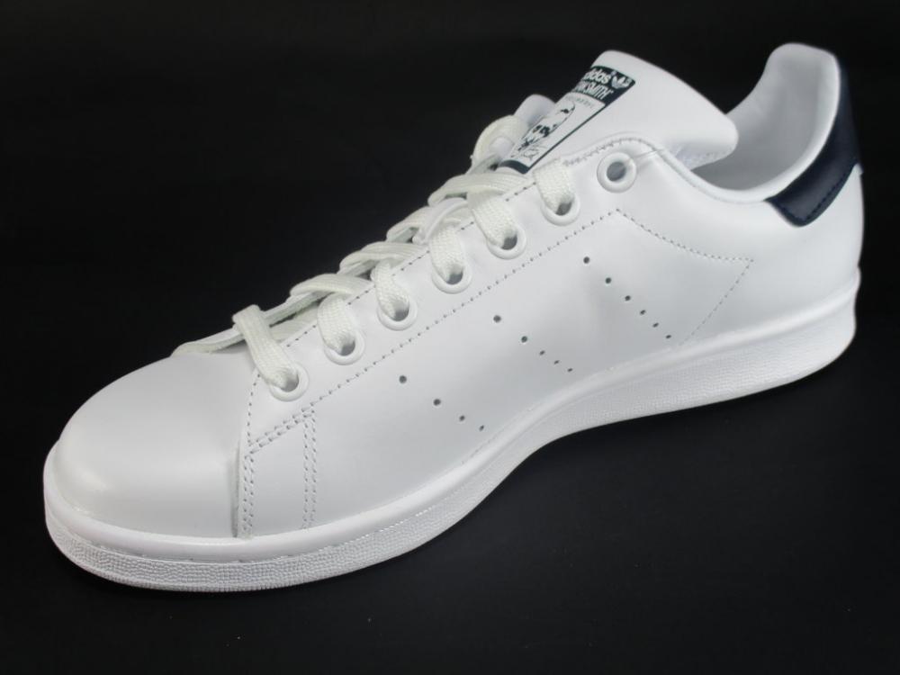 Suola in gomma Adidas Originals Stan Smith M20325 bianco blu tomaia 