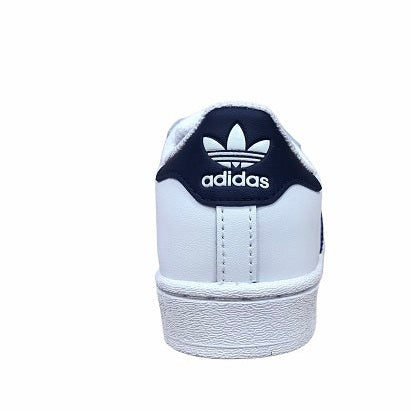 Adidas Originals sneakers bassa per ragazzi Superstar C GZ2884 bianco-blu 3