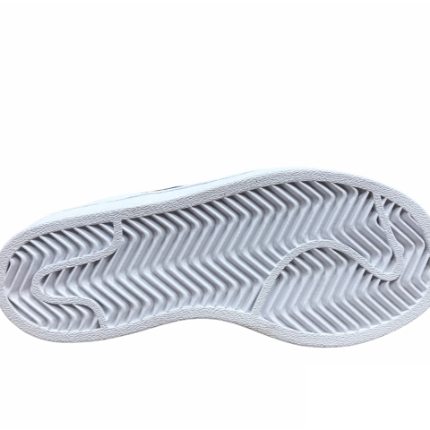 Adidas Originals sneakers bassa per ragazzi Superstar C GZ2884 bianco-blu 5