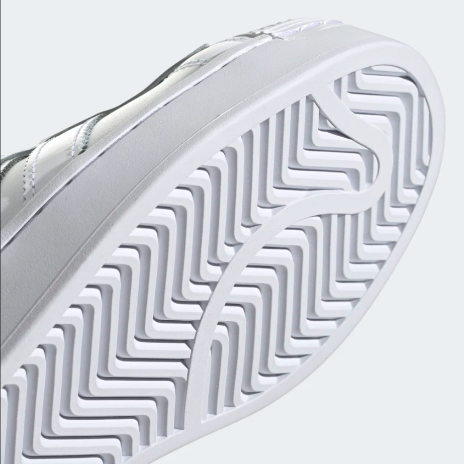 Adidas Originals sneakers con zeppa da donna Superstar Bold W FV3334 bianco-oro 5