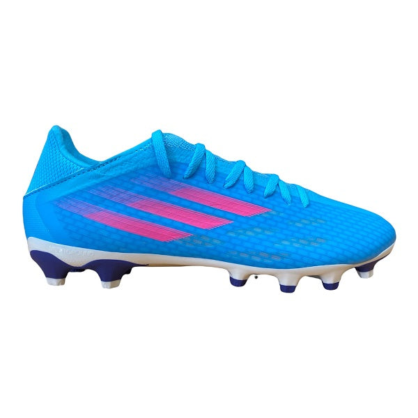 Adidas scarpa calcio X Speedflow.3 MG sky rush-team shock pink-cloud white frontale