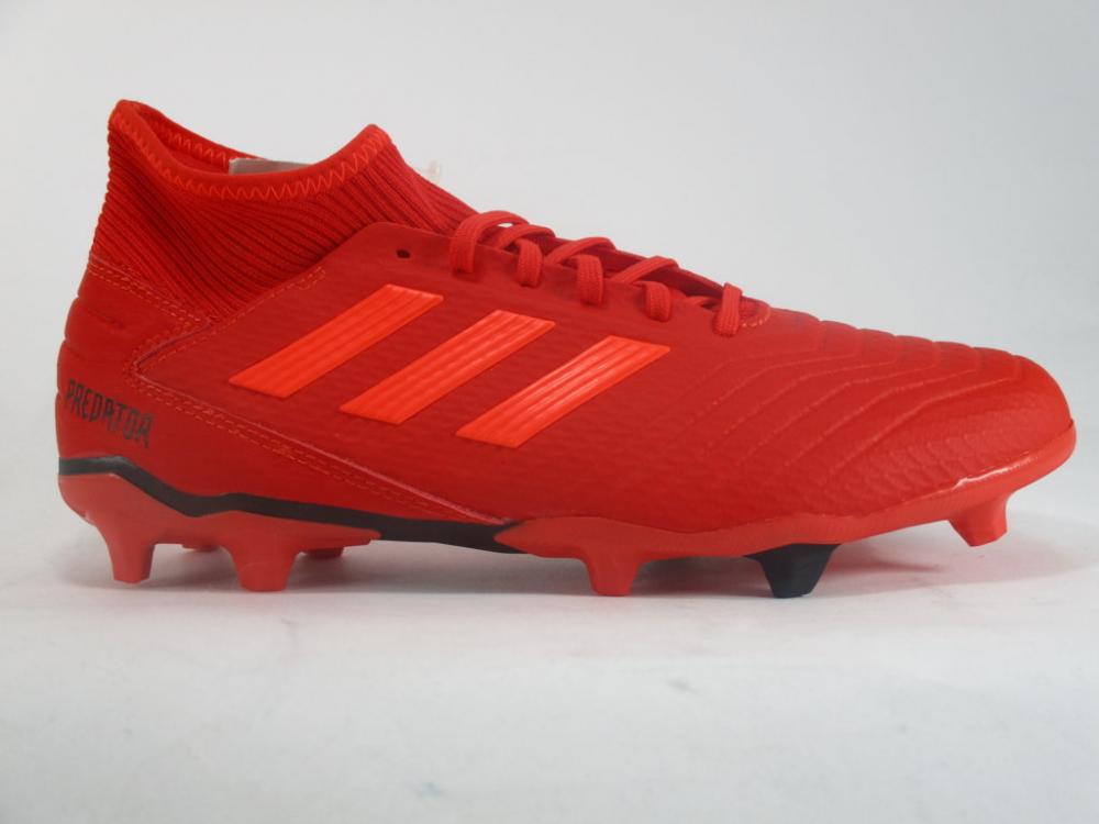 Adidas scarpa da calcio da uomo Predator 19.3 BB9334 rosso frontale