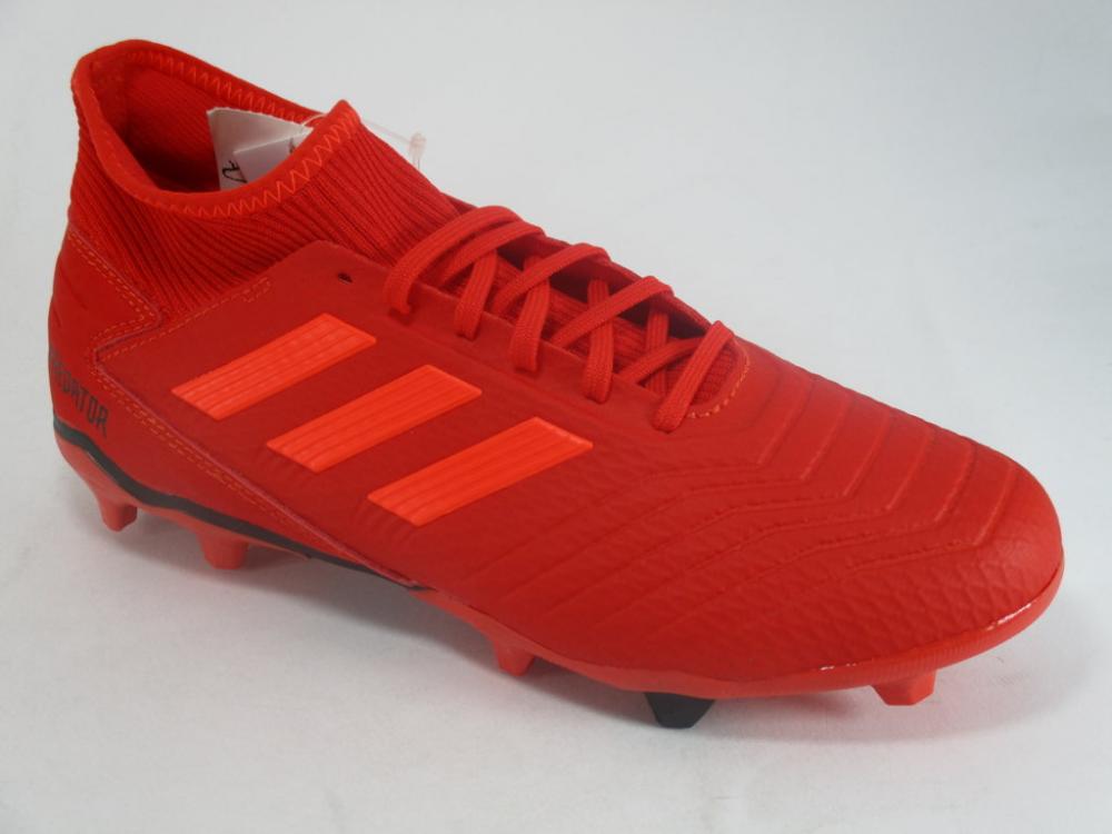 Adidas scarpa da calcio da uomo Predator 19.3 BB9334 rosso laterale