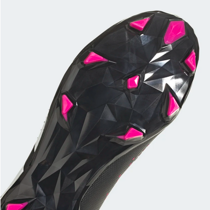 Adidas scarpa da calcio da uomo Predator Accuracy.3 FG GW4589 nero bianco rosa tac
