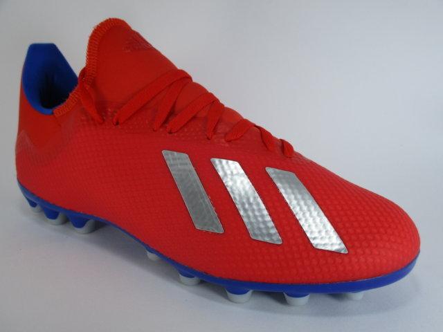 Adidas scarpa da calcio da uomo X 18.3 AG BC0299 rosso laterale