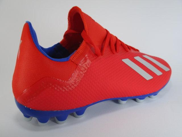 Adidas scarpa da calcio da uomo X 18.3 AG BC0299 rosso retr