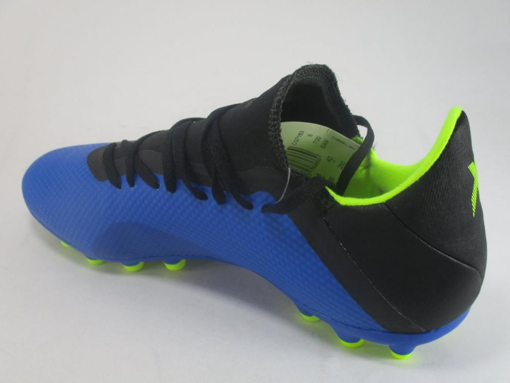 Adidas scarpa da calcio da uomo X 18.3 AG CG7163 blu nero retro